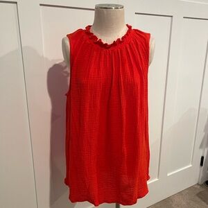 Matilda Jane Women's Orange Sleeveless Top